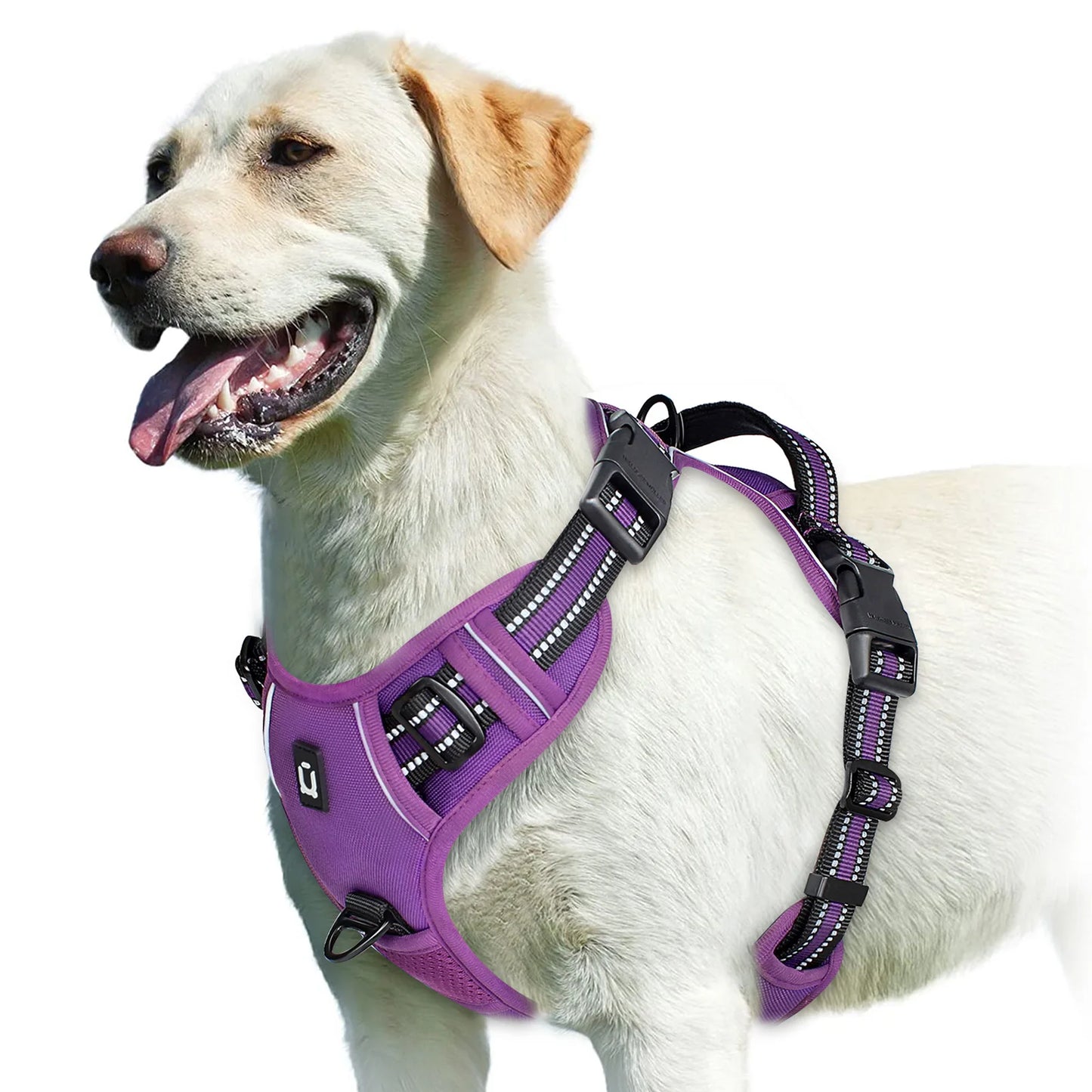 No Pull Dog Harness, Adjustable Soft Padded Pet Vest with Easy Control Handle Beauty World Shop