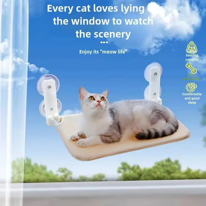 Cat Hammock Super Suction Cup Swing Winter Sun Can Be Removed And Washed Mattress Windowsill Glass Hanging Bed Pet Supplies Beauty World Shop