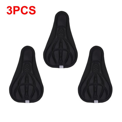 2025 Bicycle Saddle 3D Soft Cycling Seat Cover MTB Mountain Bike Thickene Sponge Pad Outdoor Breathable Cushion Bike Accessories Beauty World Shop