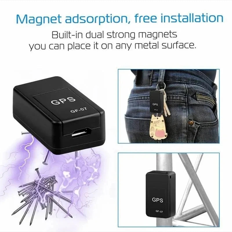 Micro Magnetic GPS Tracker, Vehicle Motorcycle Real-time Anti-theft Tracking Monitor, Personal Anti Loss Positioning Mini GPS Beauty World Shop