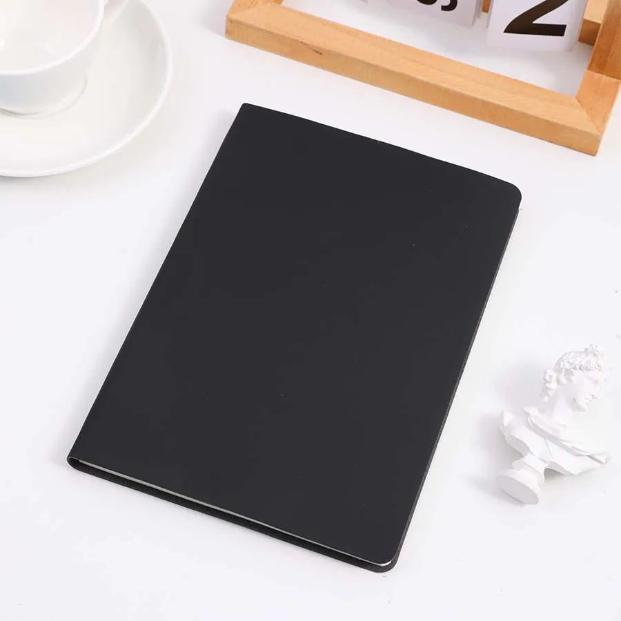 A5 Soft Leather Notebook, 120 Pages, Office Stationery, Waterproof Cover, Comfortable Touch, Hot Selling Beauty World Shop