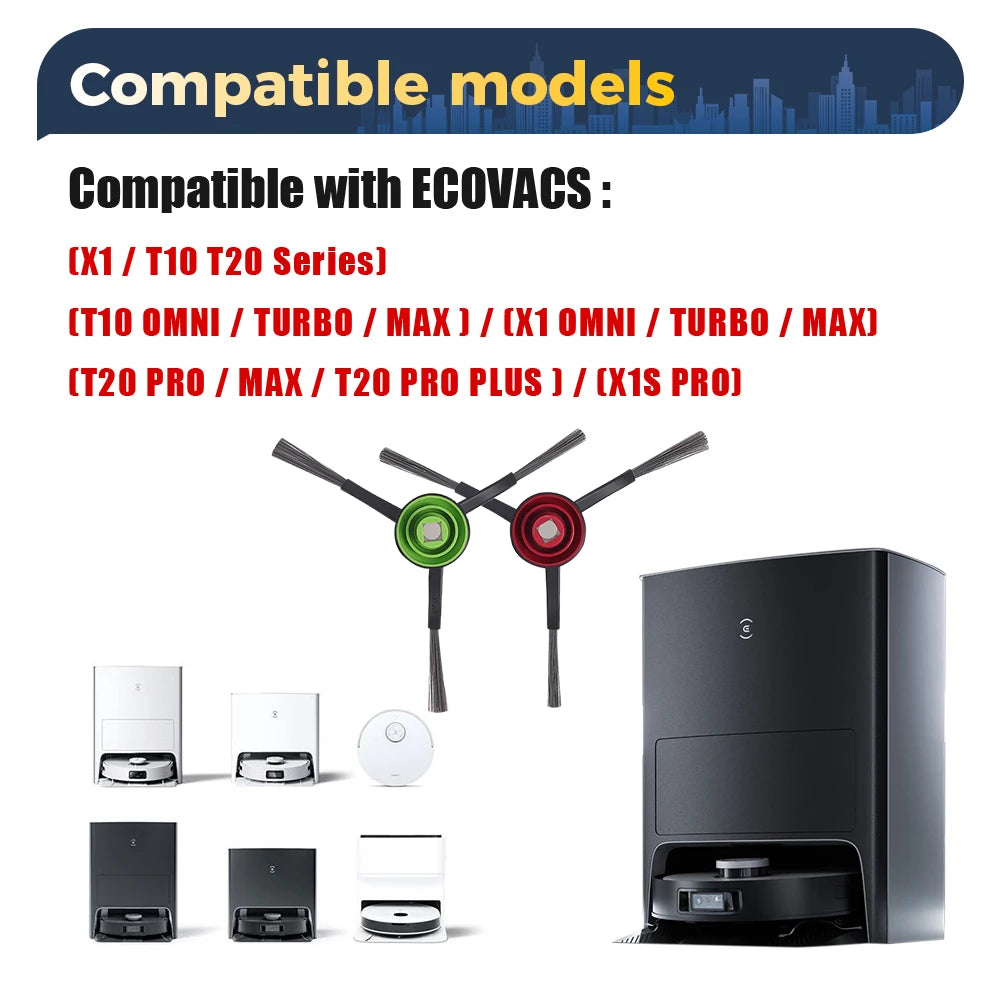 Accessories For ECOVACS Deebot T8 AIVI N8 Pro AIVI N9 N10 N10 Plus Side Brush,Main Brush,  Filter, Dust Bag,Hepa Filter Beauty World Shop