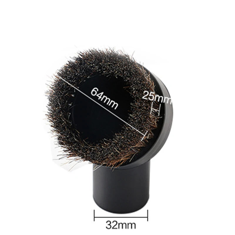 1PCS Brush Dusting 32mm Replacement Accessories For Vac Tool Attachment Vacuum Cleaner Hose Hair Dust Brush Home Tool Parts Beauty World Shop