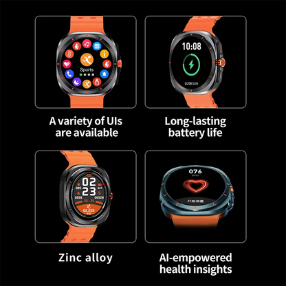 G.L Wear 2025 New Smartwatch for Men Heart Rate Monitoring Bluetooth Calling Fitness Tracking Pedometer Men's Smartwatch Beauty World Shop