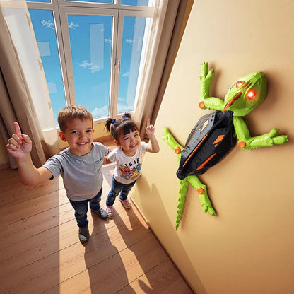 Realistic Biomimetic RC Wall Climbing Lizard Robot Toy, Remote Control Gecko That Climbs Glass & Smooth Walls Christmas Decor