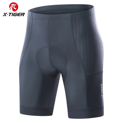 X-TIGER  Cycling Shorts Men Double Arrow Cushion Pad MTB Road Anti Slip Bike Shorts 7 Hours Ride Breathable Lycra Shorts Beauty World Shop