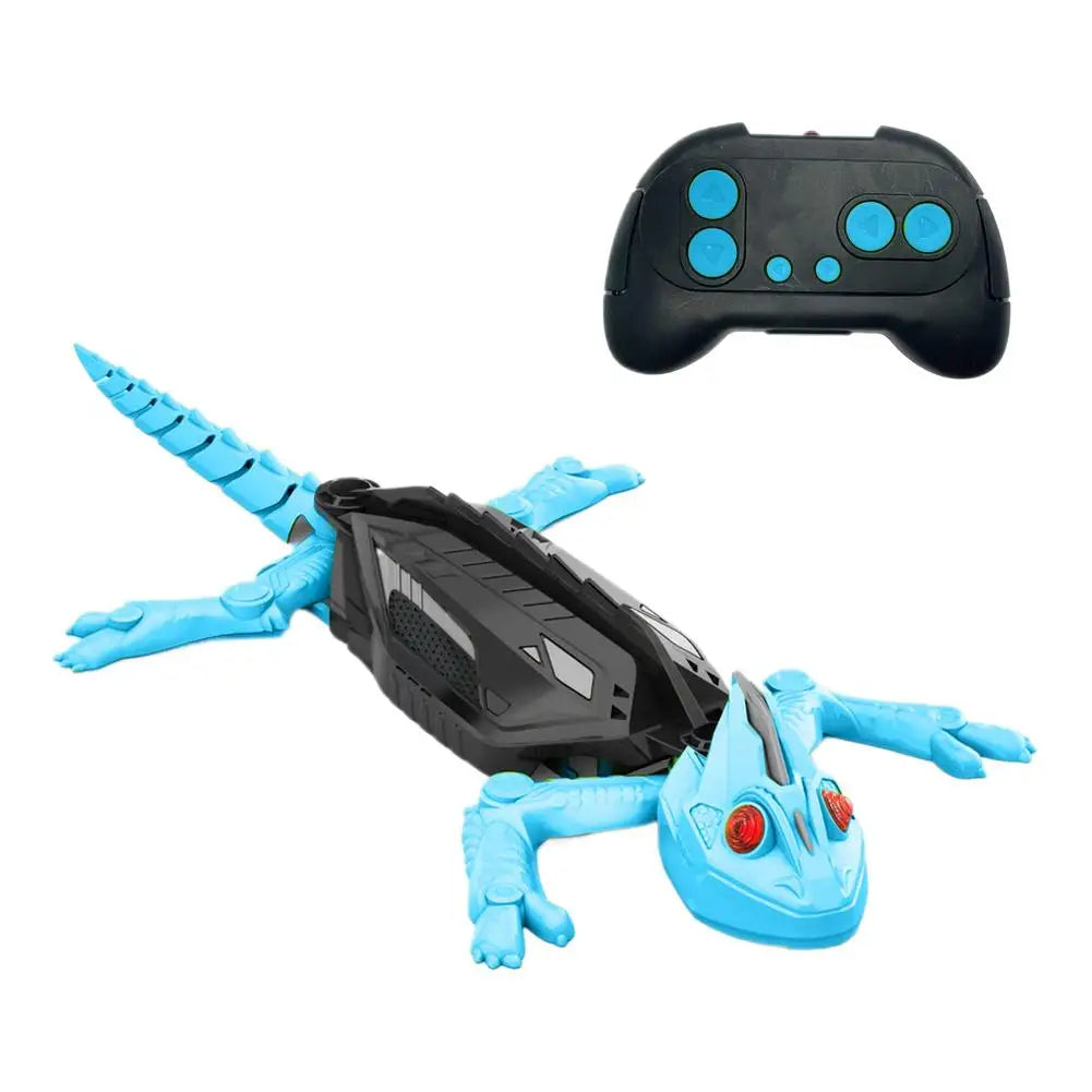 Realistic Biomimetic RC Wall Climbing Lizard Robot Toy, Remote Control Gecko That Climbs Glass & Smooth Walls Christmas Decor