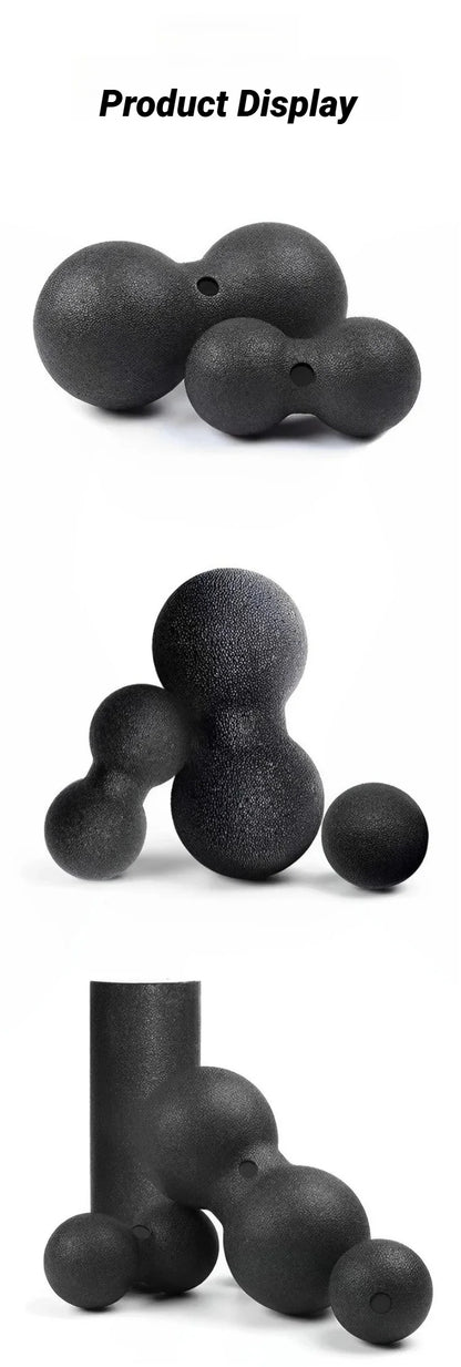 Yoga Peanut Balls Body Massage Fascia Ball Suit Foam Block High Density Muscle Relaxation Lacrosse Exercise Fitness Relieve Pain Beauty World Shop