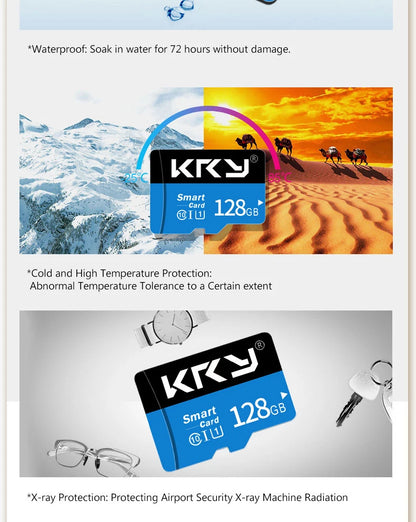 Micro Memory SD Card 128GB 32GB 64GB SD Card SD/TF Flash Card 32 64 128GB Class 10 Memory Card For Phone Beauty World Shop