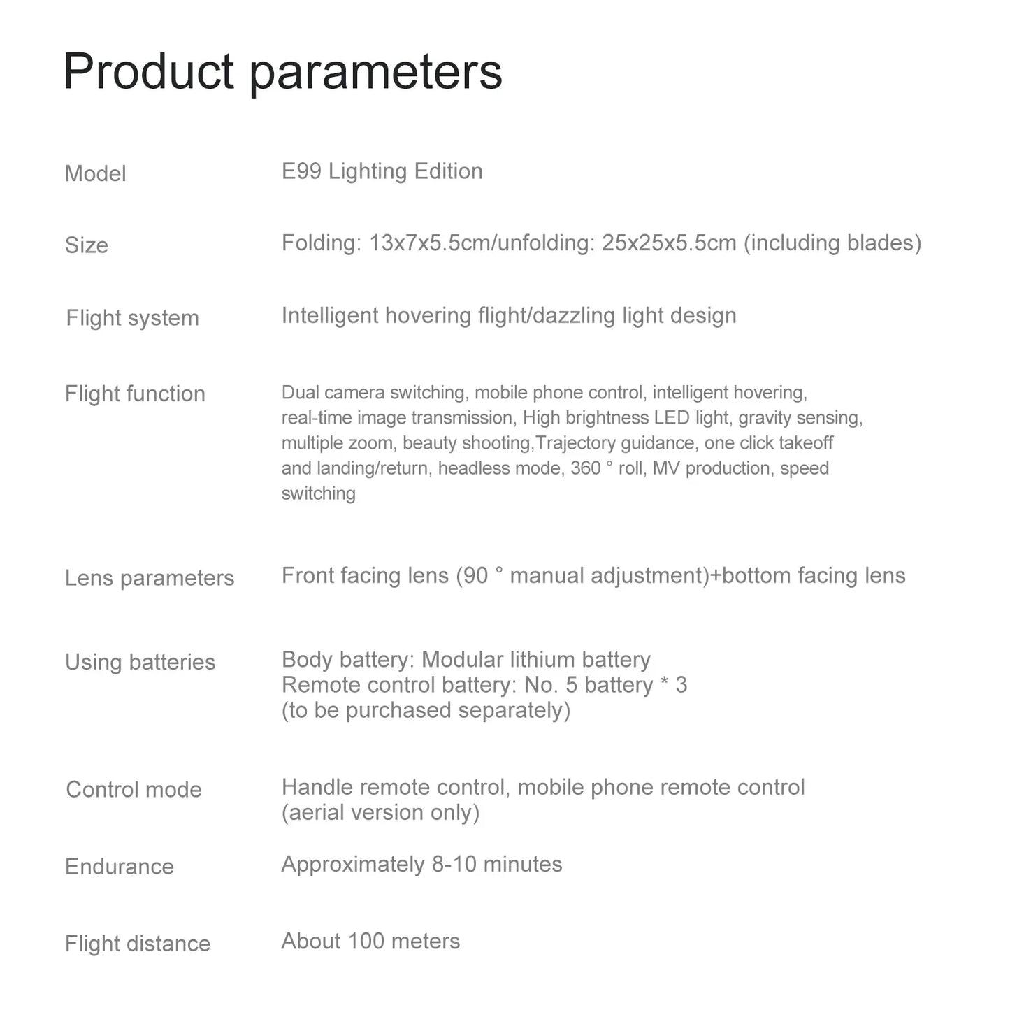 E99 K3 Pro HD 4K Drone with Dual Camera WiFi FPV Aerial Photography RC Quadcopter High Hold Mode Beauty Fashion