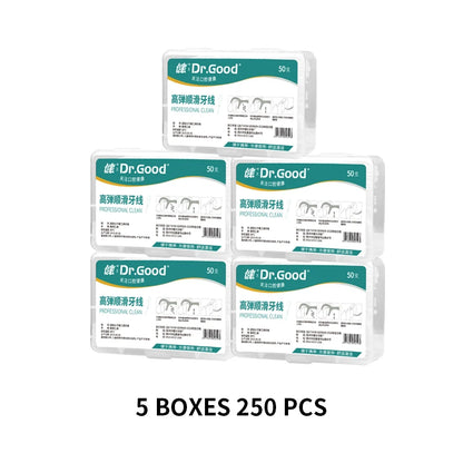 1/2/3/5/10 Box Portable Disposable Dental Floss Plastic Toothpick High-tension Dental Floss Stick Dental Floss Box ﻿Oral Care Beauty Fashion