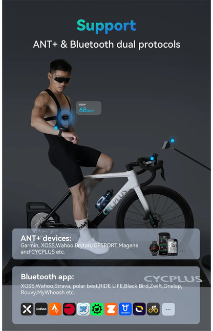CYCPLUS H2 Heart Rate Sensor Chest Strap Belt Dual Mode ANT BLE Cycling Computer Bike Accessories Sports Heart Rate Monitor Beauty World Shop
