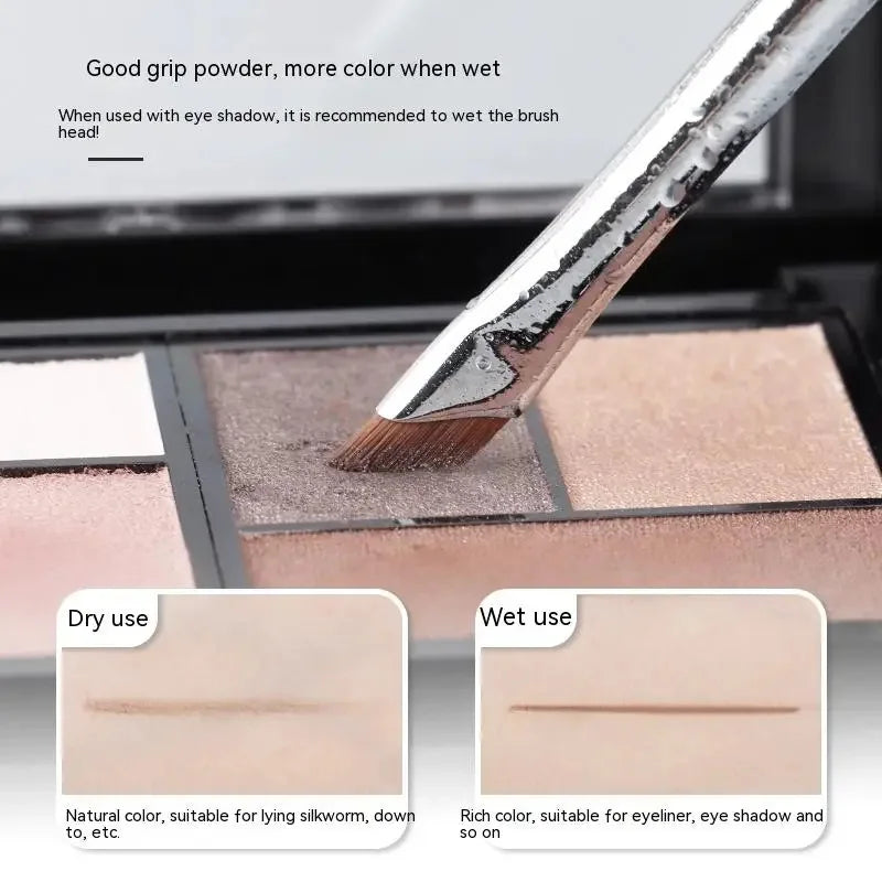 2/5Pc Karsyngirl Upgrade Blade Eyeliner Brush Ultra Thin Fine Angle Flat Eyebrow Brush Under The Eyes Place Precise Detail Brush Beauty World Shop
