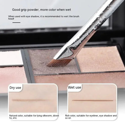 2/5Pc Karsyngirl Upgrade Blade Eyeliner Brush Ultra Thin Fine Angle Flat Eyebrow Brush Under The Eyes Place Precise Detail Brush Beauty World Shop