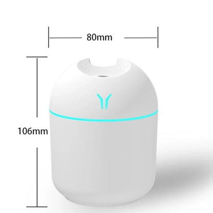 250ML USB Mini Air Humidifier Aroma Essential Oil Diffuser For Home Car Ultrasonic Mute Mist Maker Diffuser with LED Color Lamp Beauty World Shop
