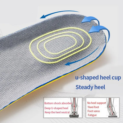 3Pairs Memory Foam Orthopedic Insoles for Feet Shoe Sole Pad Mesh Deodorant Breathable Sneakers Running Cushion for Men Women Beauty World Shop