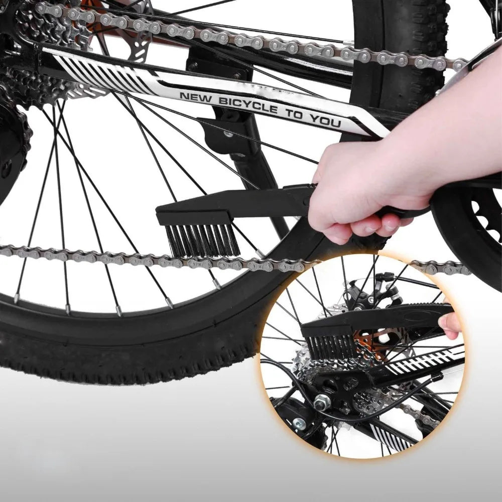 Portable Bicycle Chain Cleaner Bike Brushes Scrubber Wash Tool Mountain Cycling Cleaning Kit Outdoor Accessory Beauty World Shop