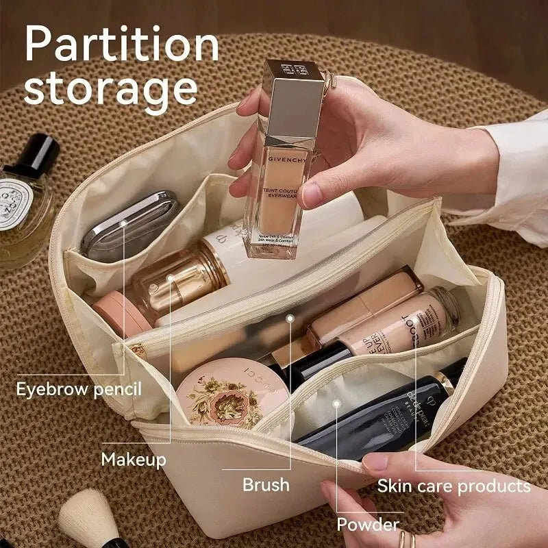 1/2Pcs Cosmetics Storage Kit Large Capacity Travel Toiletry Bag Makeup Bag Ins Advanced Sense Portable Cosmetic Storage Bag Beauty World Shop