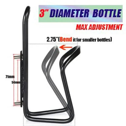 Aluminum Alloy Bicycle Water Bottle Holder Mount for Mountain And Folding Bike Cage Cycling Drink Rack Holder Beauty World Shop