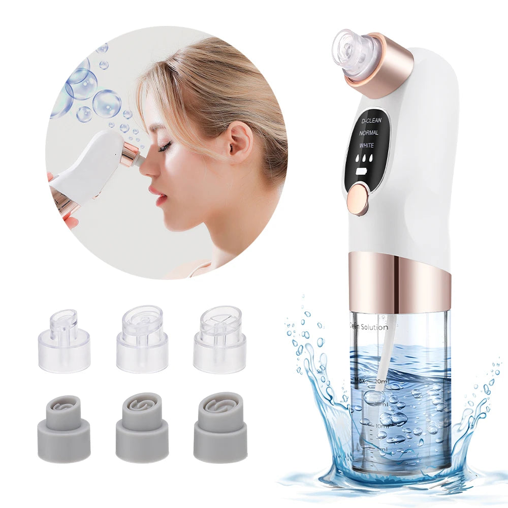 Electric Blackhead Remover Pore Vacuum Cleaner Facial Black Dots Vacuum Cleaner Acne Pimple Blackhead Removal Black Dots Remover Beauty World Shop