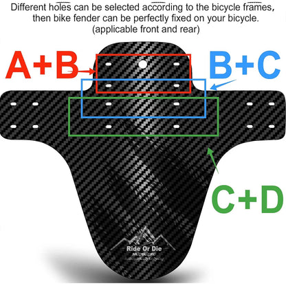 1PC Bicycle Fender Bike Mud Baffle Mudguard Tire Wheel Fenders MTB Road Cycling Front Mud Guard Fix Gear Wings Protector Parts Beauty World Shop