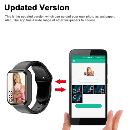 Smartwatch Men Women Wristwatches Smart Watch Message Fitness Monitor Bracelet Birthday Gift Electronic Clock For Android IOS Beauty World Shop