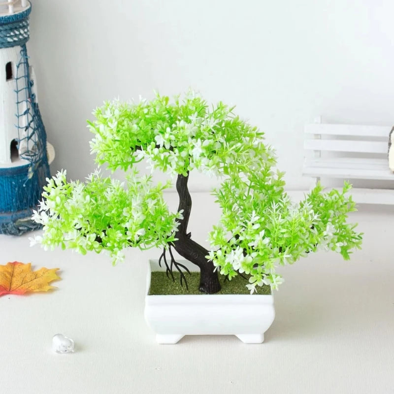 New artificial tree bonsai simulation plant bonsai garden dining table home bedroom decoration outdoor fake plant decoration Beauty World Shop