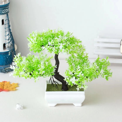 New artificial tree bonsai simulation plant bonsai garden dining table home bedroom decoration outdoor fake plant decoration Beauty World Shop
