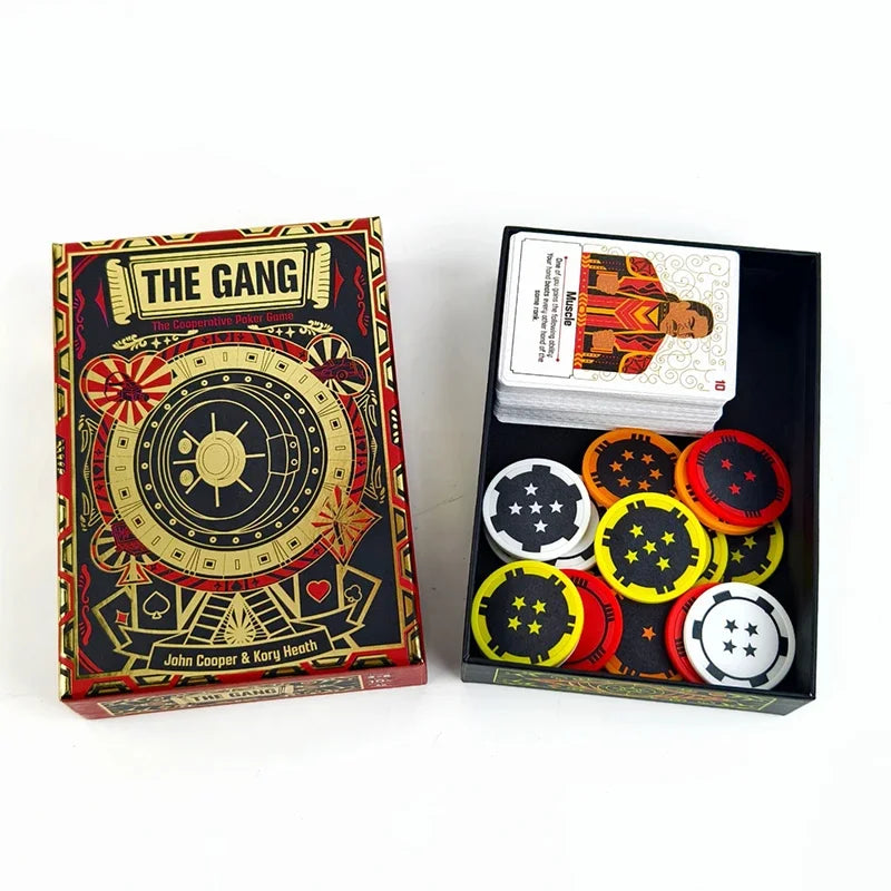 The Gang Card Game Fun Family Game Night for Kids Adults 3–6 Players Cooperative Poker Strategy Tabletop Board Game Beauty World Shop
