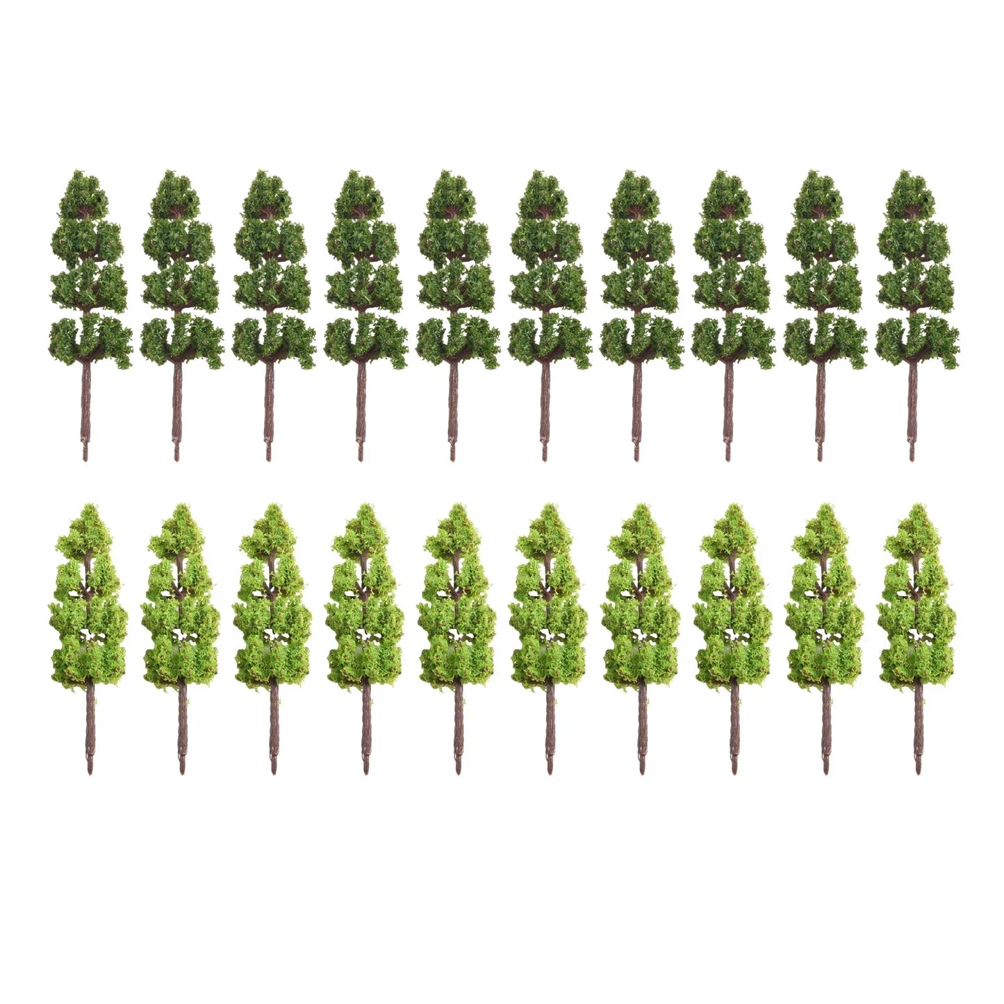 10/20/30pcs Fake Trees Artificial Miniature Tree Scenery Railroad Decoration Building Landscape Accessories DIY Diorama Garden Beauty World Shop
