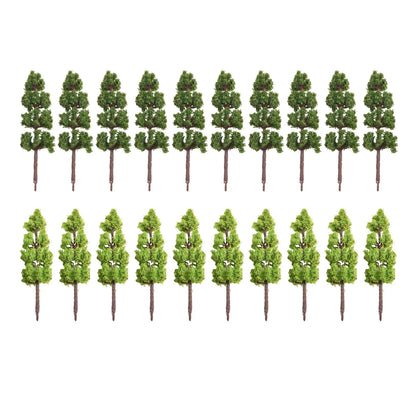 10/20/30pcs Fake Trees Artificial Miniature Tree Scenery Railroad Decoration Building Landscape Accessories DIY Diorama Garden Beauty World Shop