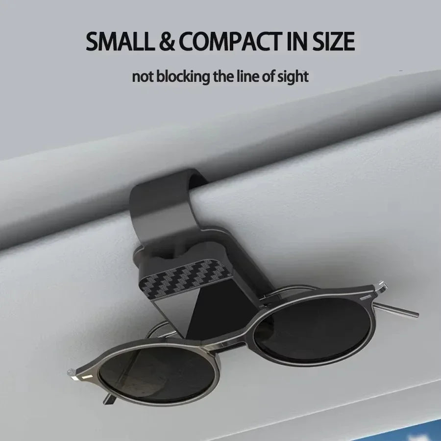 Car Sun Visor Sunglasses Clip Holder Stable Eyeglasses Hanger Card Ticket Organizer Interior Storage Clip Car Accessories Beauty World Shop