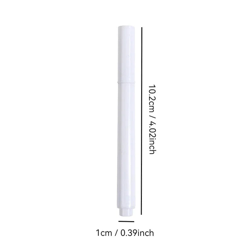 Liquid Chalk Erasable Pen 3-100Pcs White Marker for Glass Windows Blackboard Chalkboard Whiteboard Marker Drawing Chalk Pens Beauty World Shop
