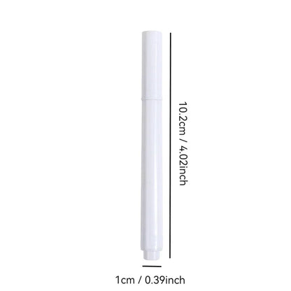 Liquid Chalk Erasable Pen 3-100Pcs White Marker for Glass Windows Blackboard Chalkboard Whiteboard Marker Drawing Chalk Pens Beauty World Shop