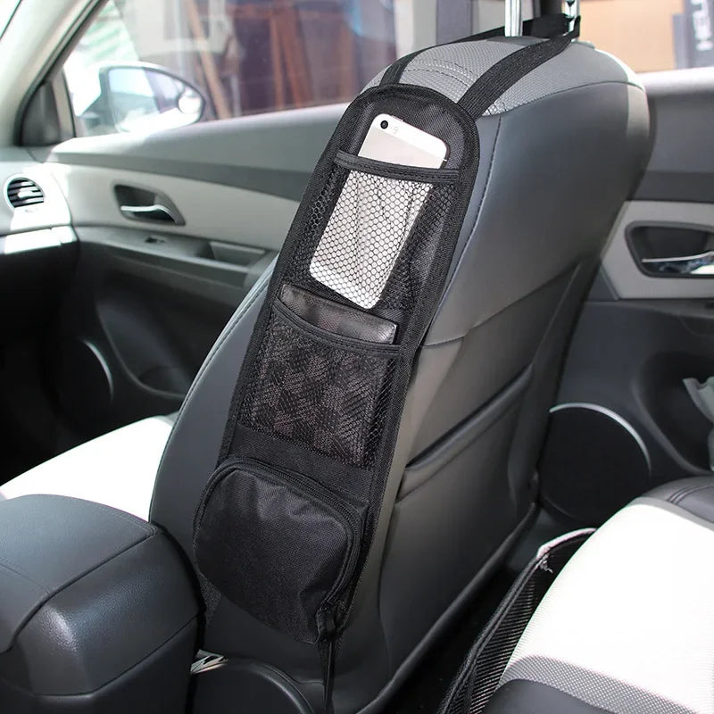 Car Trunk Organizer Adjustable Backseat Storage Bag Net High Capacity Multi-use Oxford Automobile Seat Back Organizers Universal Beauty World Shop