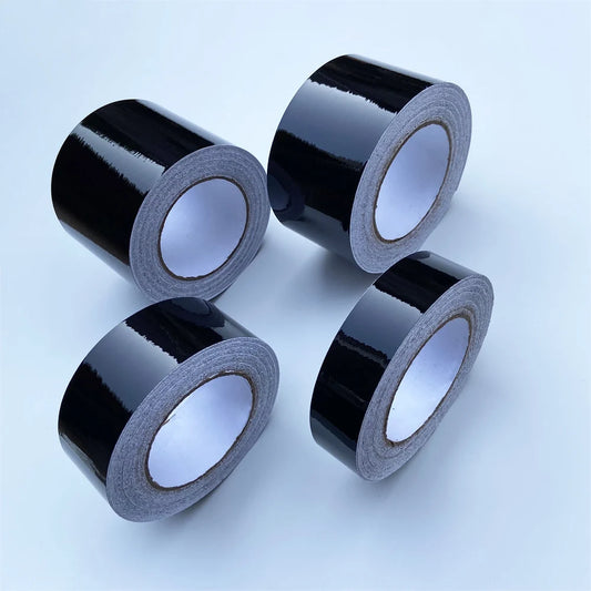 3/5/7/10CM Glossy Black Vinyl Stripes Chrome Delete Vinyl Window Trim Film For Car Interior Hood Roof Pillar Beauty World Shop