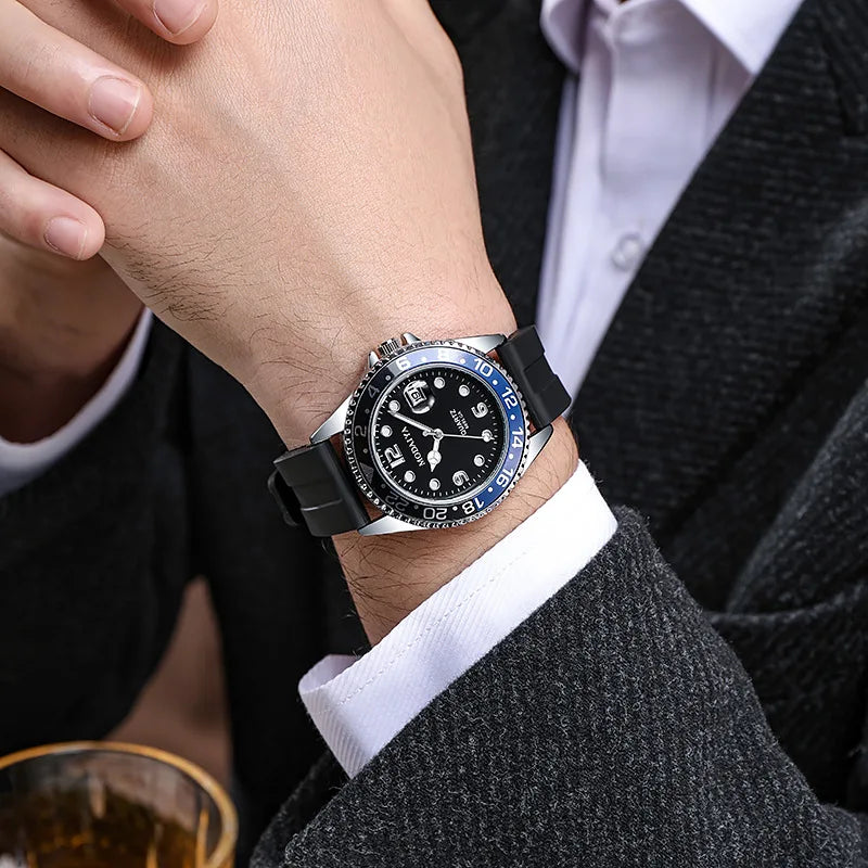 2025 Hot Sell Men Watch Sport Mens Watches Top Brand Luxury Military Full Steel Quartz Clock Men Relogio Masculino Beauty World Shop