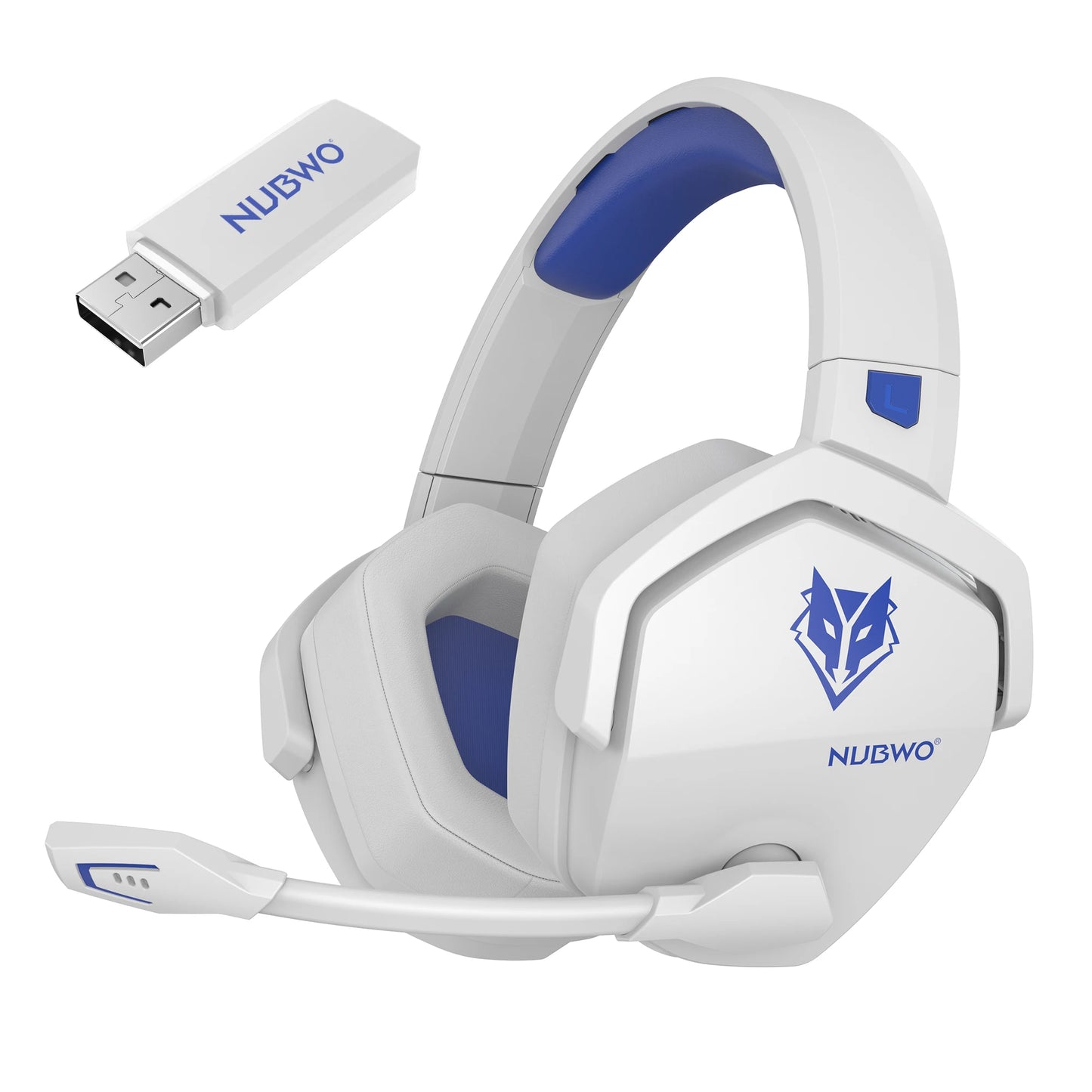 NUBWO G06 2.4G Dual Wireless Gaming Headset 5ms Low Latency 7.1 Surround ENC Mic For PC PS4 PS5 Gaming Bluetooth Headphones Beauty Fashion