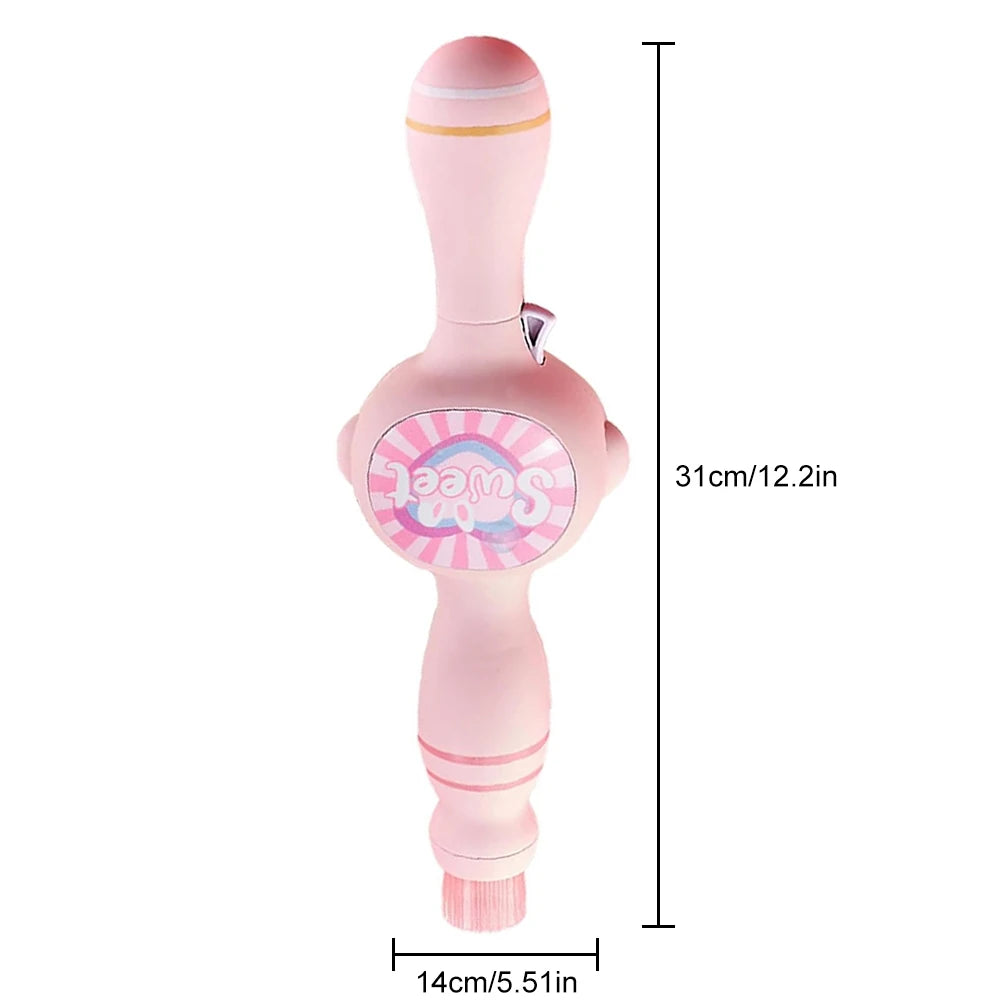 Elastic Smoke Bubble Machine USB Rechargeable Portable Bubble Maker Elastic Bubble Fog Wand for Kids  Electric Bubble Blower Beauty World Shop