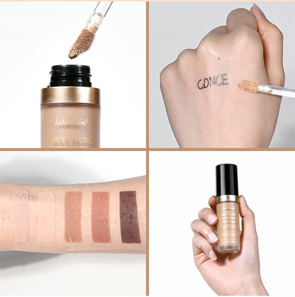 Long-lasting Coverage Concealer Matte Foundation Multi-Use Cream Oil Free Highlight and Retouch Face Makeup Products for Women Beauty World Shop