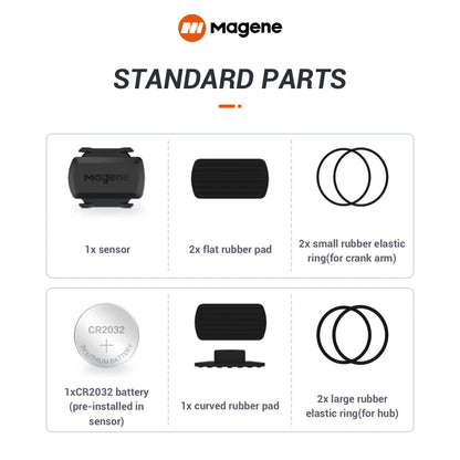 MAGENE Computer Speedometer ANT+ Speed And Cadence Dual Sensor Bike Speed And Cadence Ant+ Suitable For GARMIN IGPSPORT Bryton Beauty World Shop