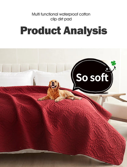 1pc Waterproof Pet Bed Cover, Bed and Sofa Protection Mat, Suitable for Dogs and Cats, Protector for Mattress or Furniture Beauty World Shop