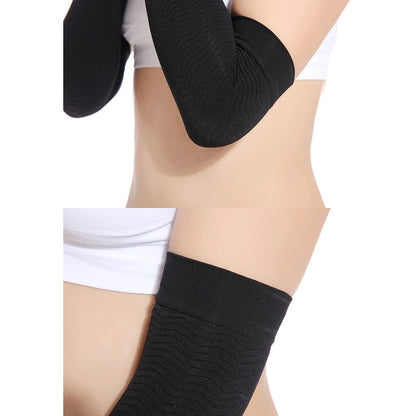 1Pair Arm sSlimming Shaper Compression Wrap Sleeve Helps Lose Arms Fat,Tone up Arm Shaping Sleeves for Women,Sports  Arm Shapers Beauty World Shop