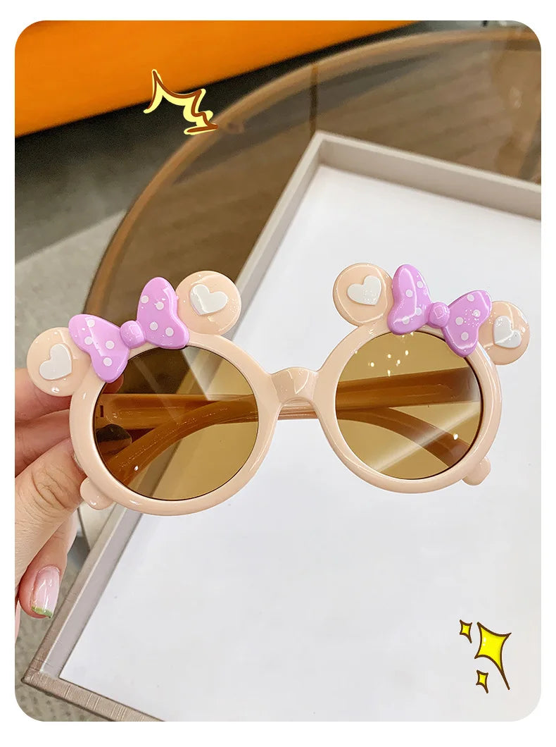 New Children Cute Cartoon UV400 Sunglasses Boys Girls Colors Outdoor Kids Sun Protection Sunglasses Baby Sport Shades Glasses Beauty World Shop