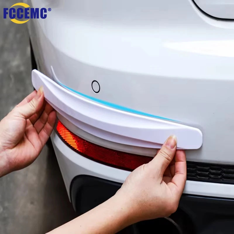 2pcs Car Bumper Protector Strip Guard Corner Protection Strips Scratch Protector Crash Anti Collision Auto Accessories Beauty World Shop