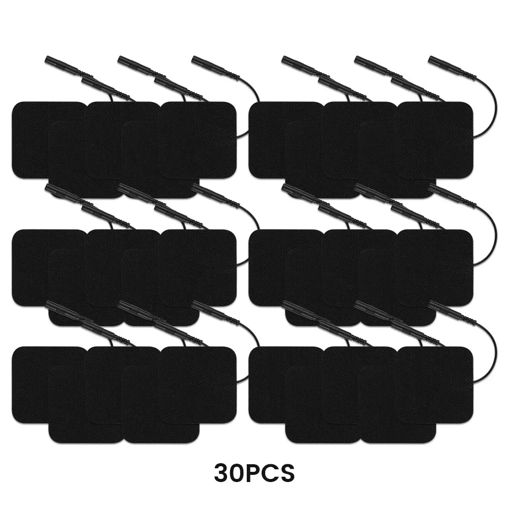 4x4cm 5x5cm Self Adhesive Electrodes Pads EMS Tens Massager Patch Nerve Muscle Stimulator Physiotherapy Therapy Body Massager Beauty World Shop