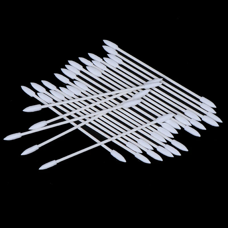 50Pcs Dust Free Disposable Cleaning Swab Cotton Stick For AirPods Earphone Headphone Phone Charge Port Accessories Beauty World Shop