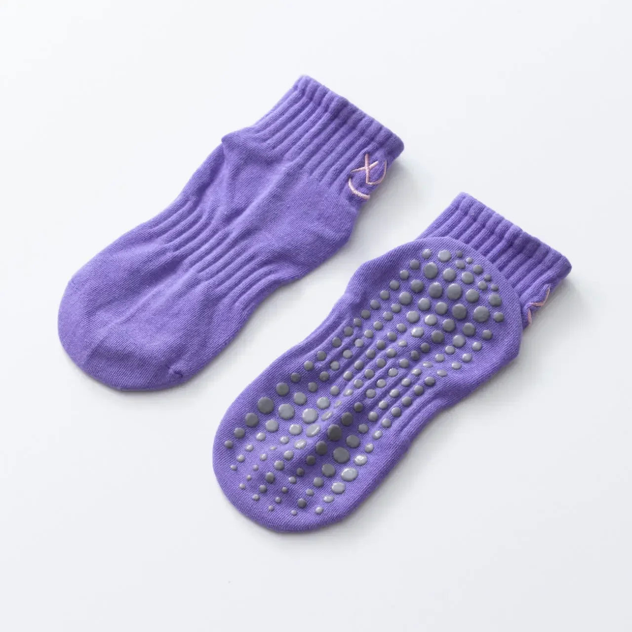 Simple Non-slip Breathable Yoga Socks Women Pilates Socks  Indoor Dance Fitness Gymnastics Professional Training Sports Socks Beauty World Shop