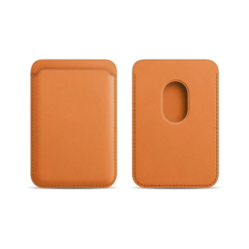 Magnetic MagSafe Wallet - PU Leather Card Holder Case for IPhone 12/13/14/15/16, Slim MagSafe Accessory with Card Storage Beauty World Shop