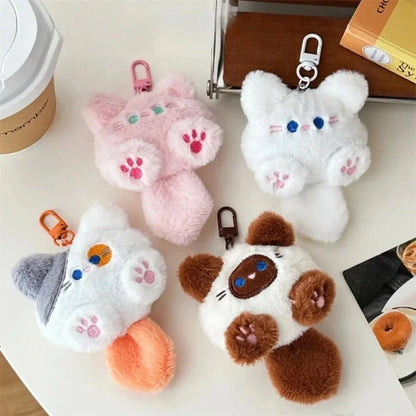 Adorable Soft Plush Cat Keychain – Cute Backpack Charm for Girls, Couples Gift, Bag & Purse Decoration Beauty World Shop